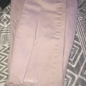 Pink Jeans (Ripped)